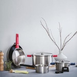 Poignée Amovible Pour Poêle Et Casserole - Anti-chaleur, Montage Sans Outil - Compatible Avec La Plupart Des Modèles