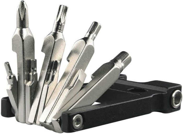 Outil Multifonction 11-en-1 Pour Réparation Vélo – Clés Hexagonales, Tournevis, Compact