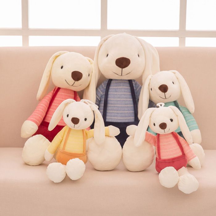 Mini Lapin Câlin En Boîte – Peluche De Poche 18 Cm – Fait Main, Avec Bonnet – Cadeau Pâques, Anniversaire, Noël – Kaki Et Autres Couleurs