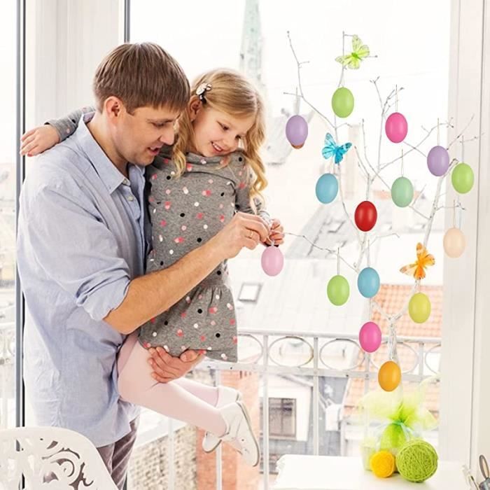 Lot De 20 Œufs De Pâques Décoratifs Ouvrables - Forme Lapin à Remplir De Bonbons - Activités Et Décoration Festive