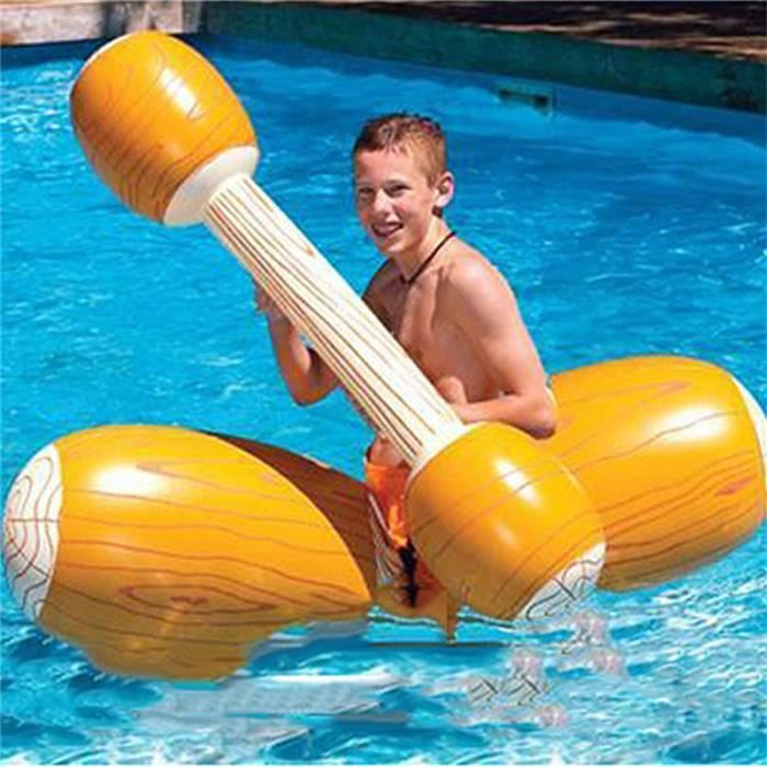 Set Combat Flottant Gonflable 4 Pièces - Radeaux Et Bâtons - 220 Lbs - Piscine Plage