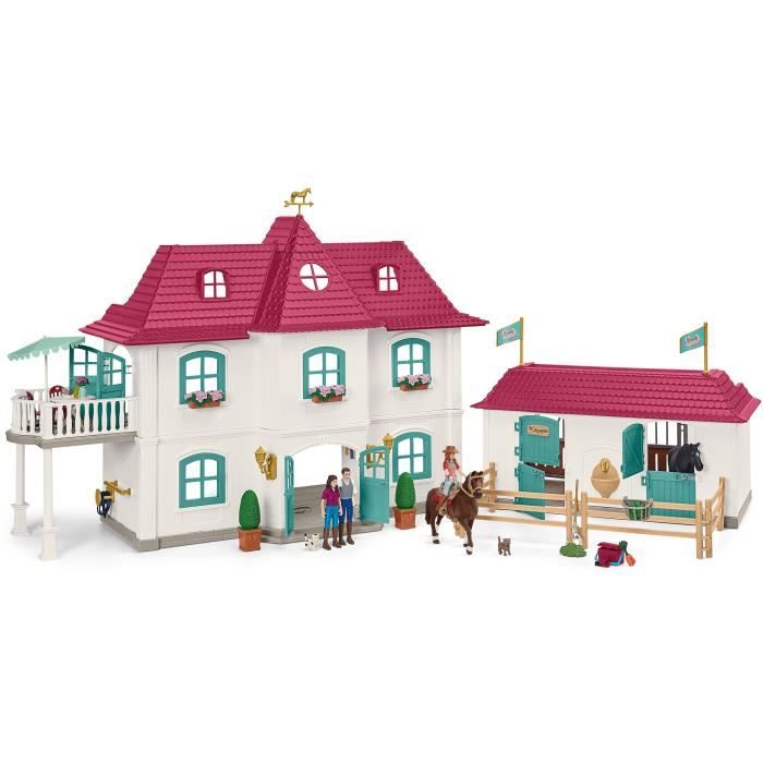 Schleich 42706 Grand Centre équestre De Lakeside – Coffret HORSE CLUB 179 Pièces, Figurines Détaillées, Dès 5 Ans – Univers Cheval Et Aventure