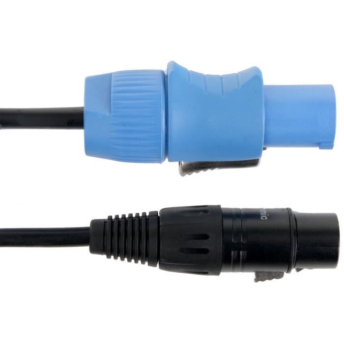 Pronomic Stage PPD-10 – Câble hybride Powercon compatible + DMX 3 ...