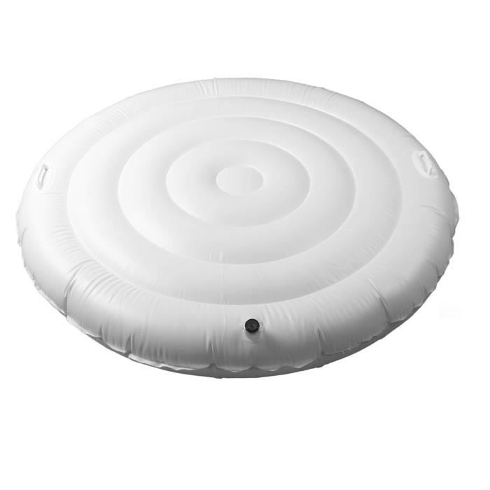 Couvercle Rond Gonflable Pour Spa Extérieur - Diamètre 140 Cm (4,5 Pieds) - Économie D'énergie, Protection Contre Saletés - 10