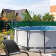 Izrielar Chauffage solaire de piscine noir Tapis chauffant Absorbeur solaire 110 x 69 x 14 cm  CHAUFFAGE DE PISCINE-3