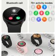 RUMOCOVO® Montre connectée pour Samsung Galaxy Watch 4 pour hommes et femmes, étanchéité IP68, appels Bluetooth, PINK NET-3