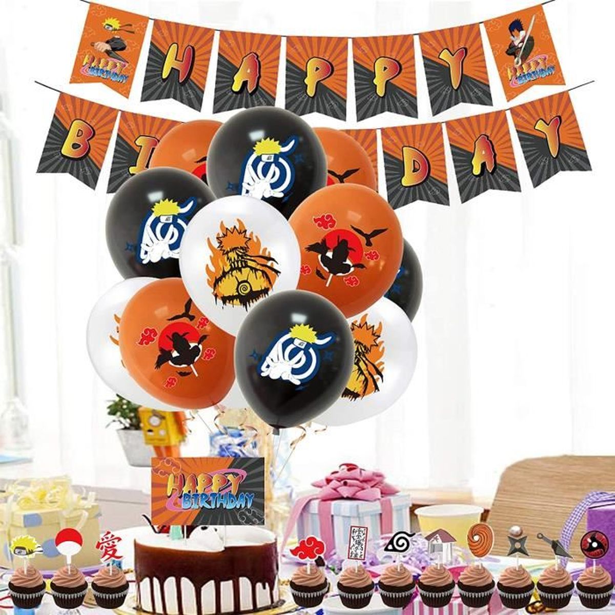 Decoration Anniversaire Naruto Ballons Banniere De Joyeux Anniversaire Gateau Toppers Pour Enfants Decoration De Anime Fete D Annive Cdiscount Maison Decoration Anniversaire Naruto Ballons Banniere De Joyeux Anniversaire Gateau Toppers Pour Enfants Decoration De Anime Fete D Annive Cdiscount Maison