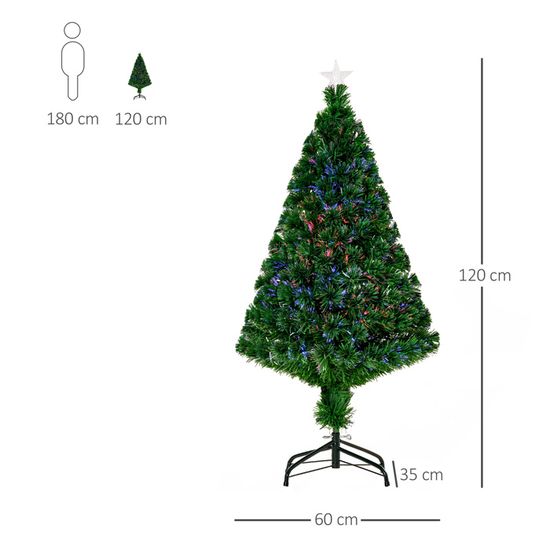 Sapin De Noel Artificiel Lumineux Fibre Optique Led Multicolore Support Pied O 60 X 120h Cm 130 Branches Etoile Sommet Brillante Achat Vente Sapin Arbre De Noel Bientot Le Black Friday Cdiscount