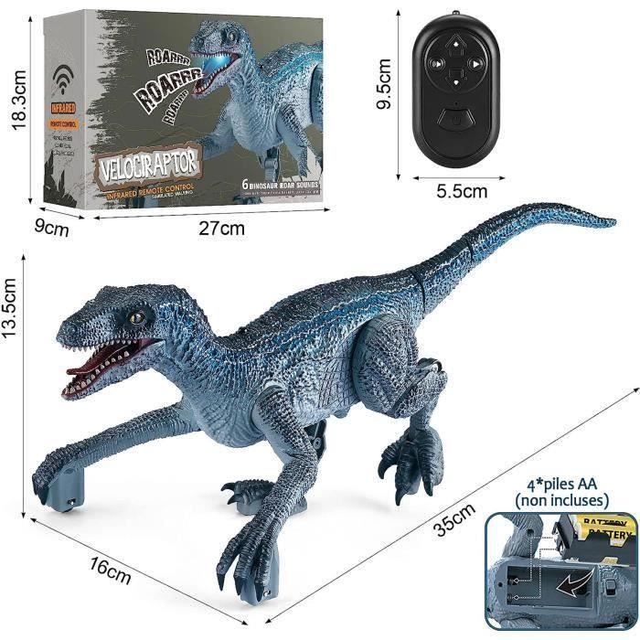 Dinosaure Télécommandé Dinosaure Jouet Dinosaure Robot Radiocommandé avec  Manette Cadeau pour Enfant garcon 3 4 5 6+ ans - Cdiscount Jeux - Jouets