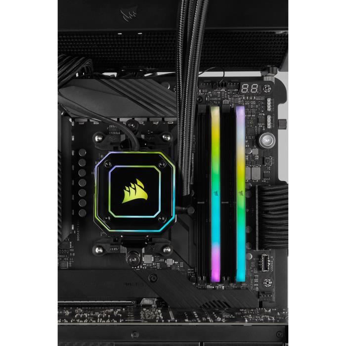 CORSAIR CMN16GX4M2Z4000C18 Vengeance Memoire RGB RT 4000MHz 16GB 2x8GB DIMM DDR4 for AMD Ryzen Cdiscount Informatique