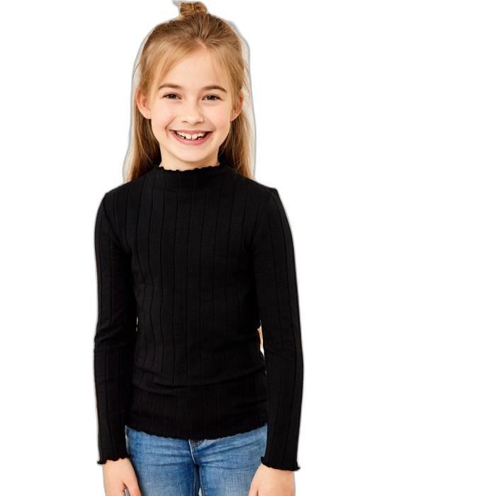 Pull fille Name it Nkfnoline black 13 14 ans Black Cdiscount