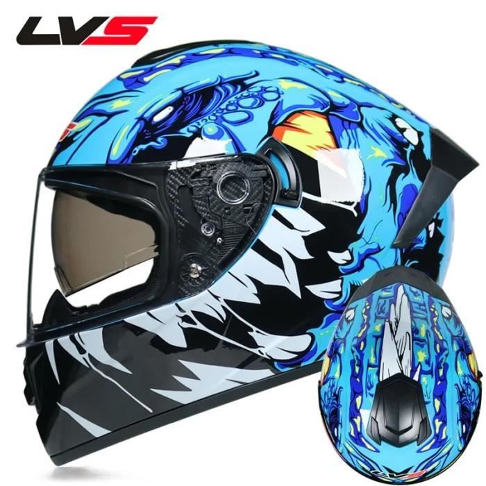 NITRINOS Casque Moto femme Moto Casque chat Casque int gral Casque