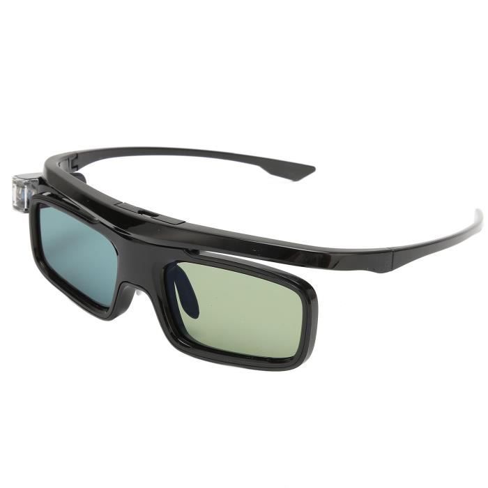 Pwshymi Lunettes a obturateur actif 3D Lunettes 3D professionnelles 144Hz rechargeables par USB video videoprojecteur Cdiscount TV Son Photo