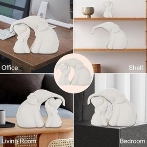 ELEPHANT SCULPTURE Sculpture En Céramique 13 » De Haut « Golden Boy