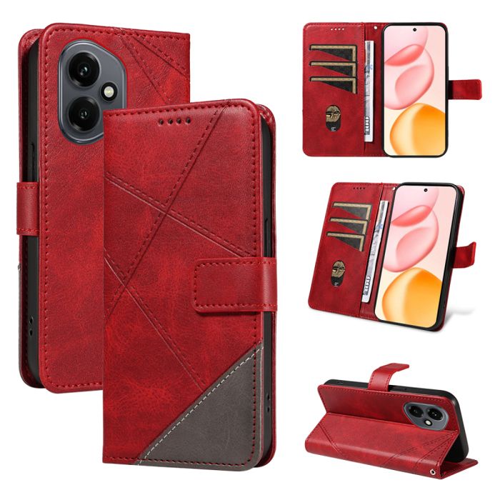 Coque Pour Honor 400 5G Premium PU Cuir Multifonction Magnétique Portefeuille à Rabat Flip Housse Étui-Panda De Pêche - Téléphonie