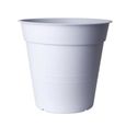 Pot de fleurs - FLY - D 40 cm - Blanc - Résistant aux chocs et à la lumière du soleil-0