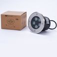 Spot Extérieur Encastrable LED Sol 5W IP65 80° Ø130 - Blanc Neutre 4200k - 5500k Silumen-0