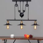 KOSILUM Lampe industrielle suspension - Triple Piattino