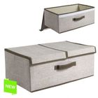 HOME DECOR Boite avec Couvercle Inclinable Double