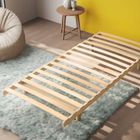 Le Roi du Matelas - Sommier à lattes Flex Eco - 90x200 cm - Cadre bois massif - Lattes bouleau / peuplier - Soutien ferme