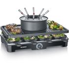 Appareil à raclette et fondue SEVERIN - RG2347 - Jusqu'à 8 personnes - 1400W