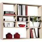 FMD Étagère murale avec 9 compartiments Chêne 269-001