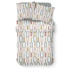 TODAY Parure de lit graphique - Sunshine - 220 X 240 cm - Multicolore