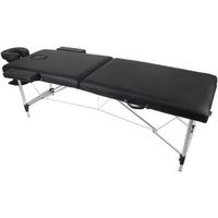 YOSHI Table de Massage Pliante, 2-Section, Lit de massage, Professionnelle Cosmétique Table