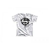 T-Shirt - Superman - Logo Noir/Blanc - Taille S