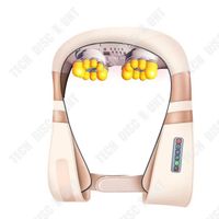 TD® cervical shiatsu chauffant sans fil main libre electrique vibrant femme nuque epaules appareil de massage professionnel