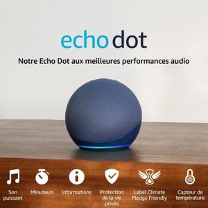 ASSISTANT VOCAL Alexa Echo Dot (5e génération, modèle 2022) | Vers