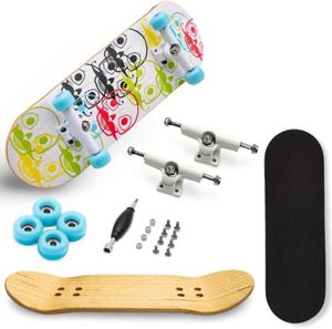 SKATEBOARD - LONGBOARD Set de skateboard en bois avec logoheads/blanc/ble