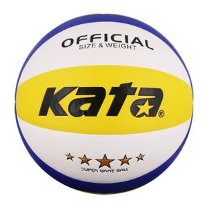 BALLE - BOULE - BALLON Bleu blanc jaune - Profsmail.Com-Ballon de volley-ball doux, Taille officielle 5, Matériau PU, Adhésif, Adult