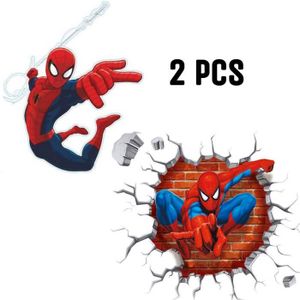 Deco Chambre Spiderman Achat Vente Pas Cher