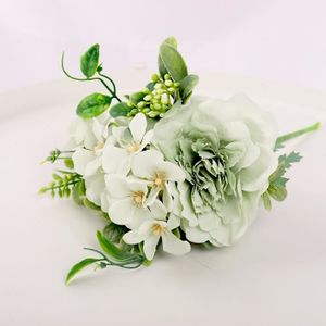 Fleurs artificielles roses blanches - Cdiscount