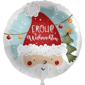 BALLON DÉCORATIF  Ballon Gonflable Père Noël Bonnet De Noël « Joyeux