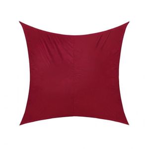 VOILE D'OMBRAGE Voile d'ombrage carrée, imperméable - rouge, 500x500 cm