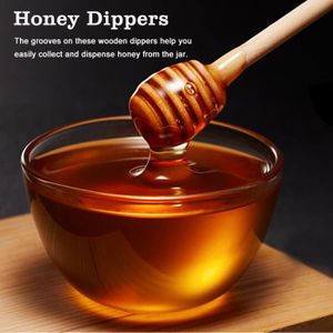 Mini cuillères à miel en bois pour la cuisine et la salle à manger 8cm,  cuillère à miel en bois pour distributeur de confiture de miel, mini bâton  de miel pour la