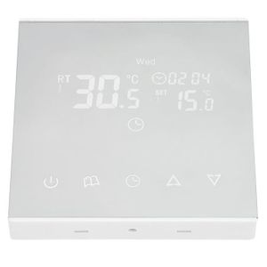 THERMOSTAT D'AMBIANCE Thermostat de chauffage de l'eau OMABETA - Bouton tactile - Capteur de température NTC - Blanc