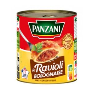 SAUCE PÂTE ET RIZ Raviolis à la Bolognaise Panzani 800g/Boite 6 boît