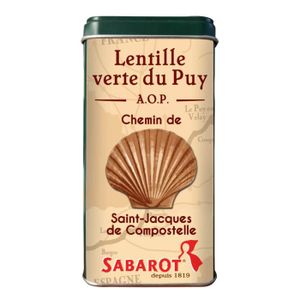 LÉGUMES SECS Boite collection Lentilles vertes du Puy aop boite