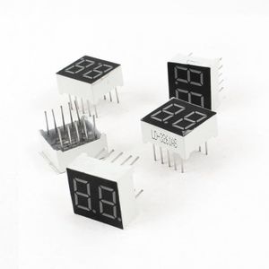 Sourcingmap 5Pcs Red 7-Segment 4-Bit 0.56 LED Digital Display Common Cathode Tube