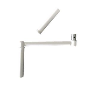 ACCESSOIRE DE VOLET POIGNEE DE MANIVELLE PROFIL BLANC LAQUEE LONGUEUR 300