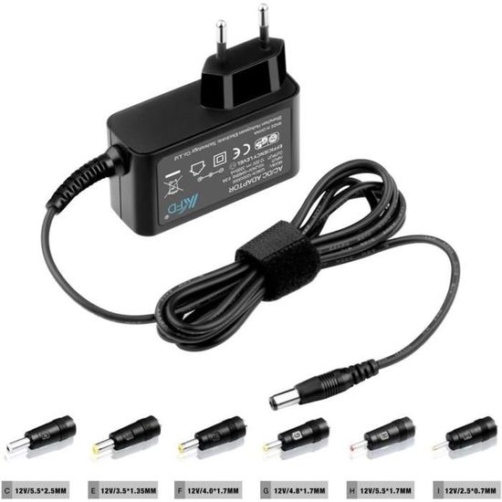 Chargeur Secteur Pour Toshiba Satellite L550 - Alimentation Visiodirect - Neuf Avec Garantie 1 An - Fabriqué En France