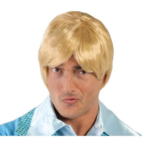 perruque homme blond