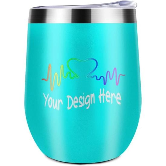 Life's Easy Verre à Vin Isotherme En Acier Inoxydable De 355 Ml Avec Couvercle Pour Mère, épouse, Fille, Sœur – Tasse à Café Et Cocktails, Boissons (ananas Noir