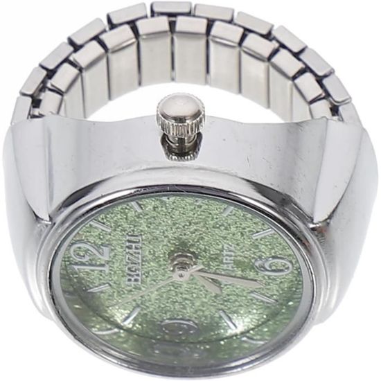 Montre-bague Analogique Avec Cadran Numérique Silverora - Bracelet Anneau Réglable - Étanche 3 ATM - Pour Homme Et Femme