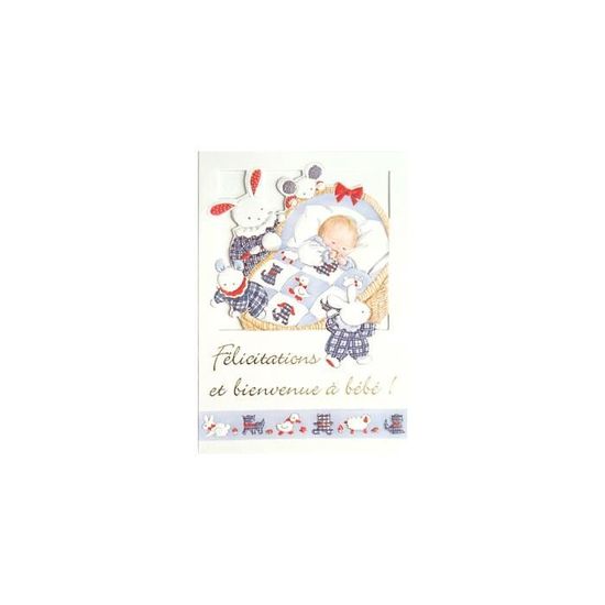 Lot 13 Cartes De Vœux Naissance Vintage – Avec Enveloppes – Thème Bébé