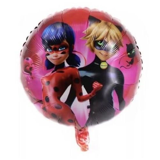 Ballon Miraculous Ladybug Fête Anniversaire Enfant Décoration Hélium 45