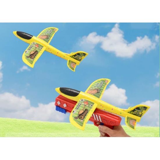 48 CM Main Jeter Avion En Mousse EPP Lancer mouche Planeur Avions Modèle Extérieur LUMIÈRE LED